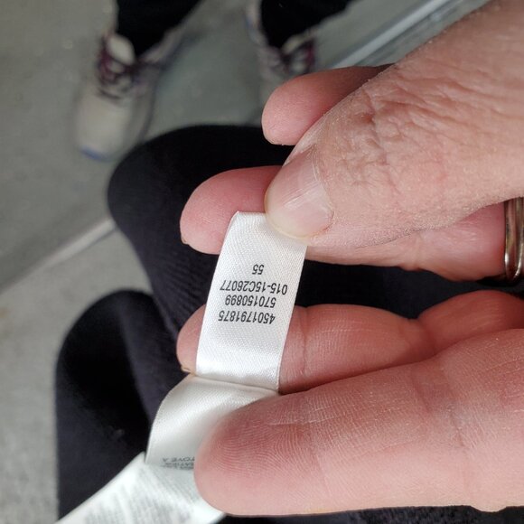 Chicos Longline Cardigan Size 1 Small Pockets Open Front Black Sleeveless - Picture 8 of 11